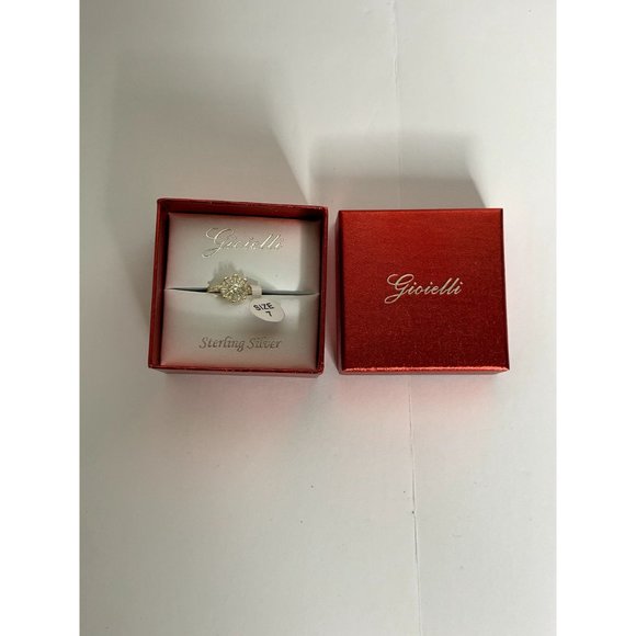 New Gioielli Sterling Silver Circle Ring Size 7 - Picture 6 of 7